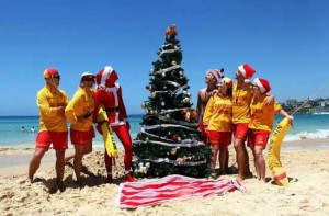 Bondi beach Christmas